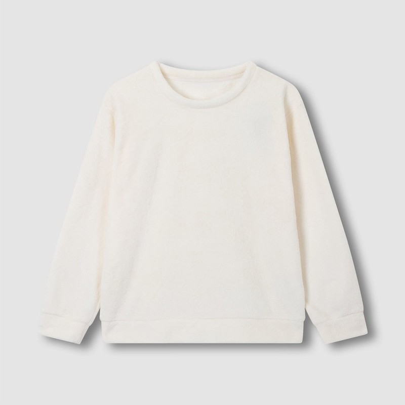 JAJU [JAJU] Women's Microfiber Pajama T-Shirt_Ivory