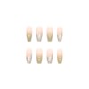 24pcs Fingernails Fresh Gradient Flash Long Nail Tips