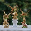 FOLKOR LIFE Resin Fairy Statue Hand-Painted Elegant Fantasy Decor, Dancing
