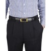 Tonywell Mens Leather Belt 30mm Wide Ratchet Belt with Automatic