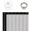 M12 Ring Shape Lifting Eye Nut 304 Stainless Steel Threaded