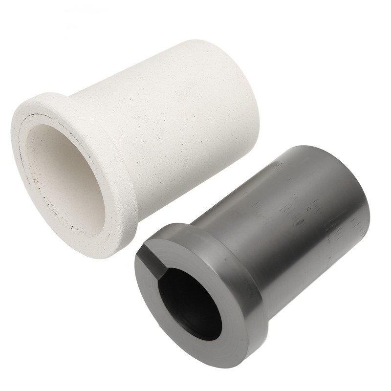 Graphite Crucible Set Induction Gold Melting Furnace High Temperature Resistant