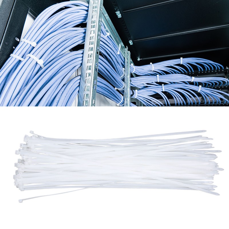100pcs Cable Ties 250lbs Tensile Strength Extra Long Heavy Duty