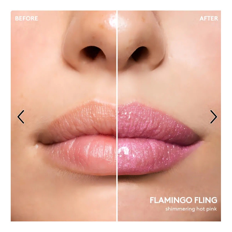 Labial Fenty Beauty Gloss Bomb Stix Brillante Flamingo Fling Rosa
