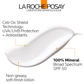 La Roche-Posay PACK OF 2 La Roche-Posay Anthelios Body & Face Mineral Sunscreen, SPF 50