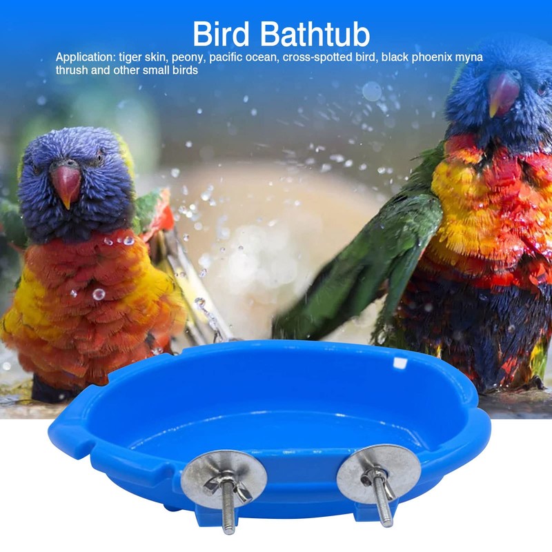 Bird Bath Tray | Bird Bathtub for Parakeets,Bird Bath Dish,