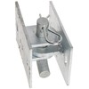 Dock Edge Stationary Dock Connector Hinge Kit, Galvanized, 3/16"