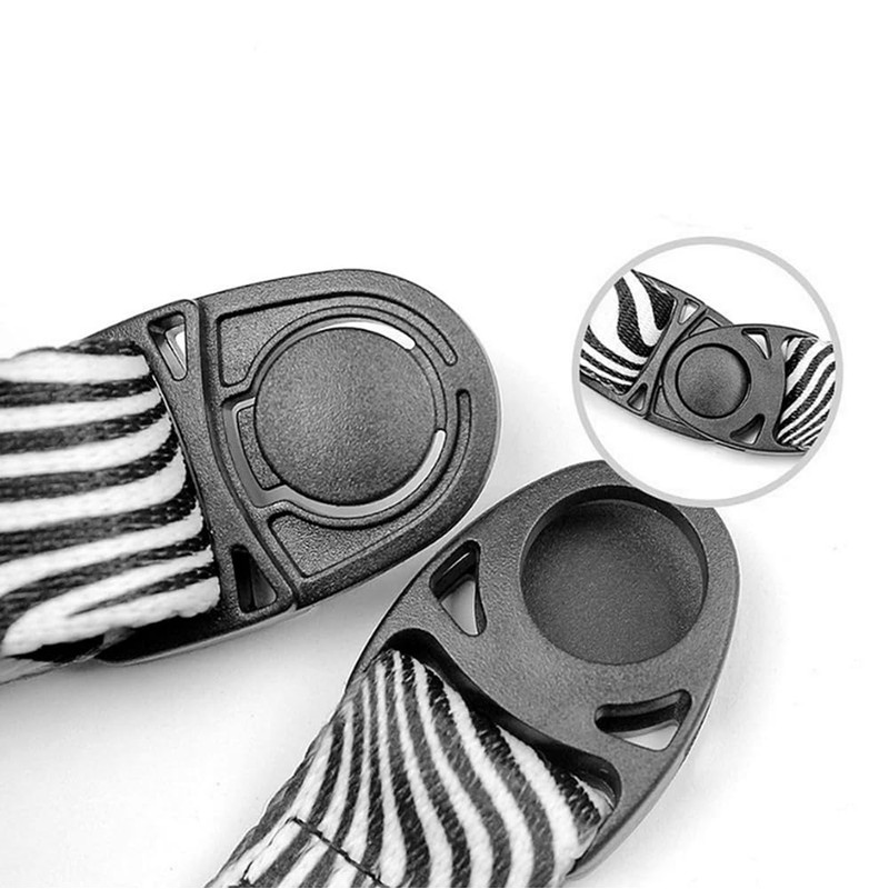 sacoora 10pcs Plastic Side Release Center Buckles Swing Head Swivel