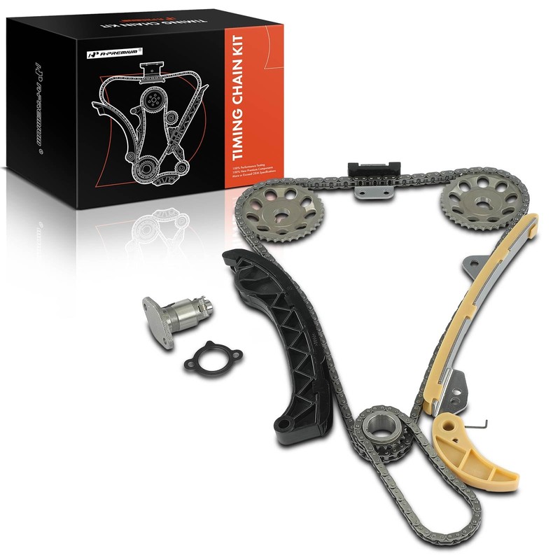A-Premium Kit de 11 Cadenas Distribución c/Piñón, Tensor y Guía