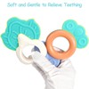 GERCHAM Baby Rattles Toy Set, 5 Pieces Teether Shaker Grave