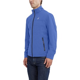 Nautica Men's Golf Jacket – Casual Wear Windbreaker Jacket, Regular, Big & Tall Sizes, Arctic Blue, Large