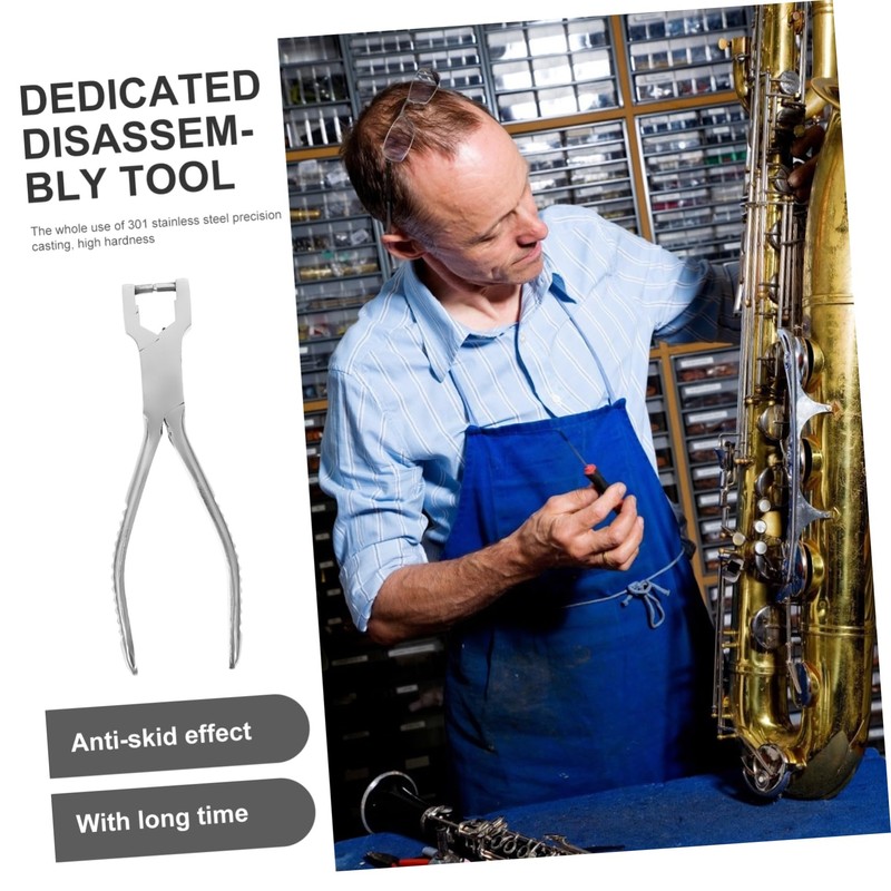 Kisangel Stainless Steel Musical Instrument Repair Tool for Saxophone and