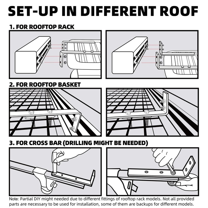 Samout Vehicle Awning Hardware