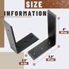 ECOTRIC 4Pcs Heavy Duty Countertop Support Brackets 8 x 6