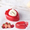 Strawberry Slicer, Egg Divider，Strawberry Slicer Kitchen Gadget Fruit Slicer for