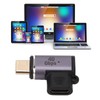Magnetic Type C to Type C Adapter 24pin Elbow PD100W