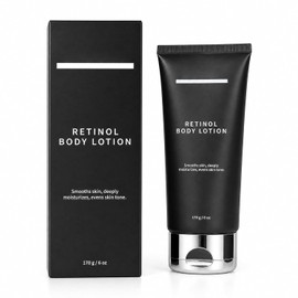 Retinol Body Lotion for Crepey Skin – Firming & Hydrating Body Cream for Neck, Arms & Body, Lightweight Moisturizing Lotion for Smooth, Soft-Looking Skin (1 Pack)