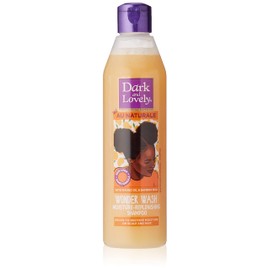 Dark & Lovely Natural Moisturising Shampoo for Crepus, Curly and Natural Hair with Mango Oil and Bamboo Milk 250ml (1 Piece)