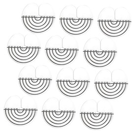 VICASKY 50pcs Hair Extension Scalp Protector Pads Heat Shield Guards for Hair Bonding Tools Durable Heat Resistant Spacer for Salon and Home Use