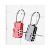 LuminaD Mini Drawer Cable Combination Dial Lock Red