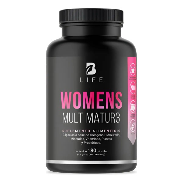 Multivitamínico Para Mujer Mayor De 40 Años 180 Cáps B