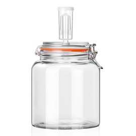 YARWELL 0.6 Gallon Glass Fermentation Jar with Airlock, Small Batch Kit