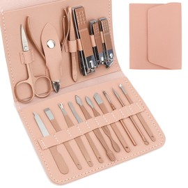 Manicure Set,Nail Kit,Nail Clippers,Nail Scissors,Manicure & Pedicure Tools & Accessories,Nail Care Kit,Mens Nail Grooming Kit,Nail Scissors for Women,Nail Clipper Set,Travel Nail Kit,16-Piece Set