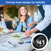 6 Pcs Call Bell, Stainless Steel Service Bell with Round