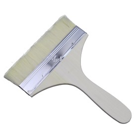 8-Inch Flat Paint Brush – Artist Brush for Oil & Acrylic Paints (Natural Bristles)