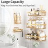 Liuoud 5 Pack Shower Caddy Organizer Rack Shelf for Inside