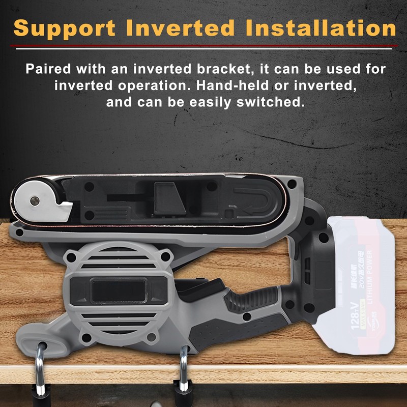 18V Belt Sander Cordless with Dust Bag Electric Sander Tool