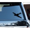 Spitfire Silhouette Vinyl Decal Sticker 6 inch Wide (Black)