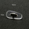 BEHLINE Soft Silicone Eyeglasses Nose Pads,Anti-Slip Sunglasses Nose Pieces,Plug-in Glasses