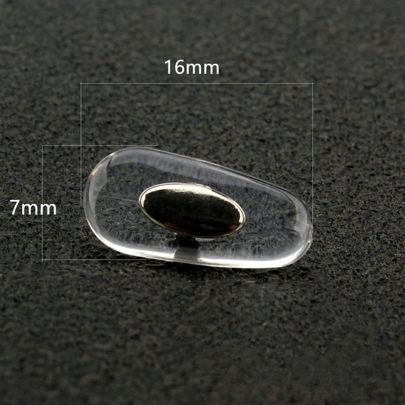 BEHLINE Soft Silicone Eyeglasses Nose Pads,Anti-Slip Sunglasses Nose Pieces,Plug-in Glasses