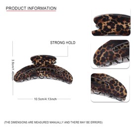 3PCS Large Claw Clips For Thick Hair Strong Grip Hair Clip For Thick Hair Women Hair Clips Claw For Thin Hair Hair Claws Clips