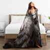 Algranben Wolf Throw Blanket Gifts for Adult Women Men Teens,