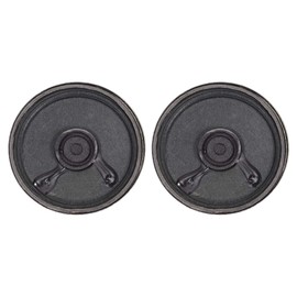 sourcing map 0.5W 8 Ohm Micro Internal Speaker Magnet Loudspeaker 50mm Dia 2pcs