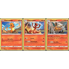Charizard 010/078 - Pokemon Go - Foil - Evolution Card Lot - Charmeleon Charmander