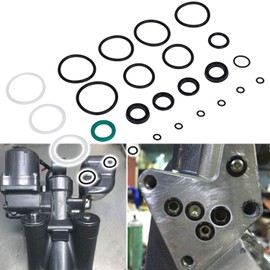 Tilt Trim Seal Kit 1997 & Up 115225FS Fast Strike Power for Yamaha Boat Power Units 115HP 150HP 175HP 200HP (Some 225HP 250HP) Showa & 63P-43800-00-4D 64E-43822 with More O-Ring