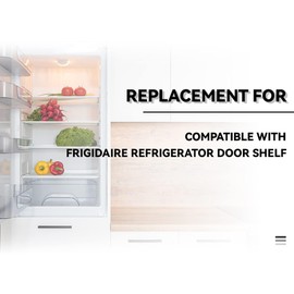 Kojem 2 x 240534901 & 1 x 240534701(Middle) Refrigerator Door Shelf Rack Bar Compatible with Frigidaire Kenmore Refrigerator Door Shelf Retainer Bar Replace for AP3214631 PS734936 948952 AP3214630