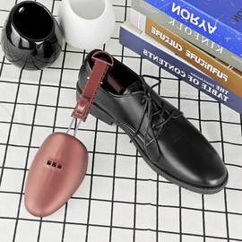 FONHERILI Shoe Trees Men Stretcher Holder Shaper Support with A Shoe Bag (10 Pairs Adjustable Men, Coffee)