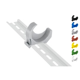 DIN Rail Holder / Adapter Mini for Shelly 1 / 1PM DIN Rail Bracket (35 mm) (Grey (Prime))