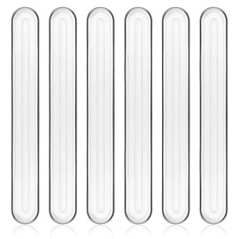 MBAIYO Chair Wall Protector from Chair Back,6 Pcs Rubber Clear Furniture Bumpers Silicone Cabinet Gateways Bumper Cabinet Door Buffer for Shower Entrances Drawers Car Doors Toilet Lids