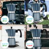 GROSCHE Milano Stovetop Espresso Maker Moka Pot 9 Espresso Cup,