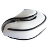PGC Small Size White Leather Style Mallet Putter Headcover Pu