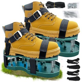 Lawn Aerator Shoes Lawn Aeration Shoes Nail Shoes Pro Lawn Aerator Shoes Nail Shoes Lawn Shoes Nail Shoes Balance Compound Lawn Shoes Ventilation for Lawn Aerating Loosening