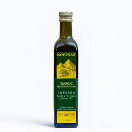 Garlic Mediterranean Flavor Extra Virgin First Cold Pressed Olive Oil 500 Ml (17 Oz) (Rosemary, Thyme, Basil, and Garlic)