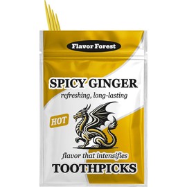 Spicy Ginger Flavored Cinnamon Toothpicks - 100ct