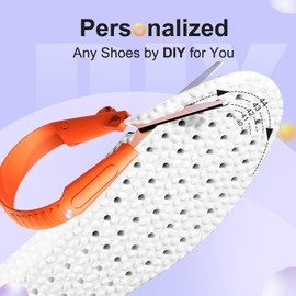 Memory Foam Thick Trainer Shoe Insoles Cushioned Clouds Barefoot in Soles for Boys Men - 𝑻𝒓𝒊𝒎𝒎𝒂𝒃𝒍𝒆 𝒕𝒐 𝑨𝒅𝒋𝒖𝒔𝒕 𝑼𝑵𝑰𝑽𝑬𝑹𝑺𝑨𝑳 Size 8-11