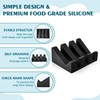 Coipdfty Soap Dishes, Silicone Shower Soap Dish with Drianage, Bar
